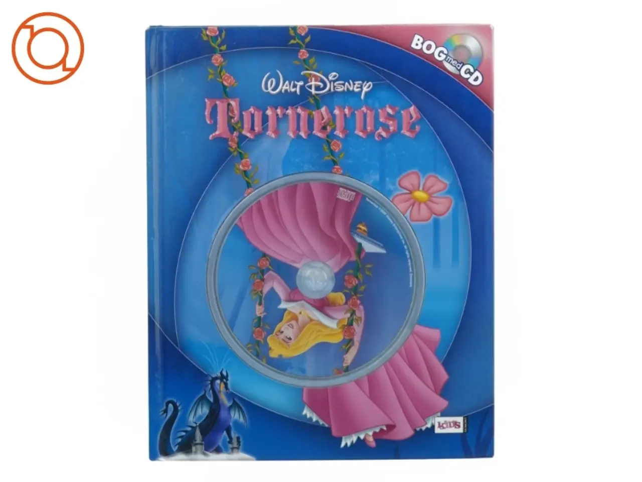 Billede 1 - Tornerose børnebog med cd fra Ikids (str. 20 x 26 cm)