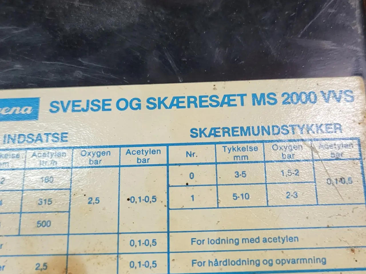 Billede 1 - Skærebrændersæt