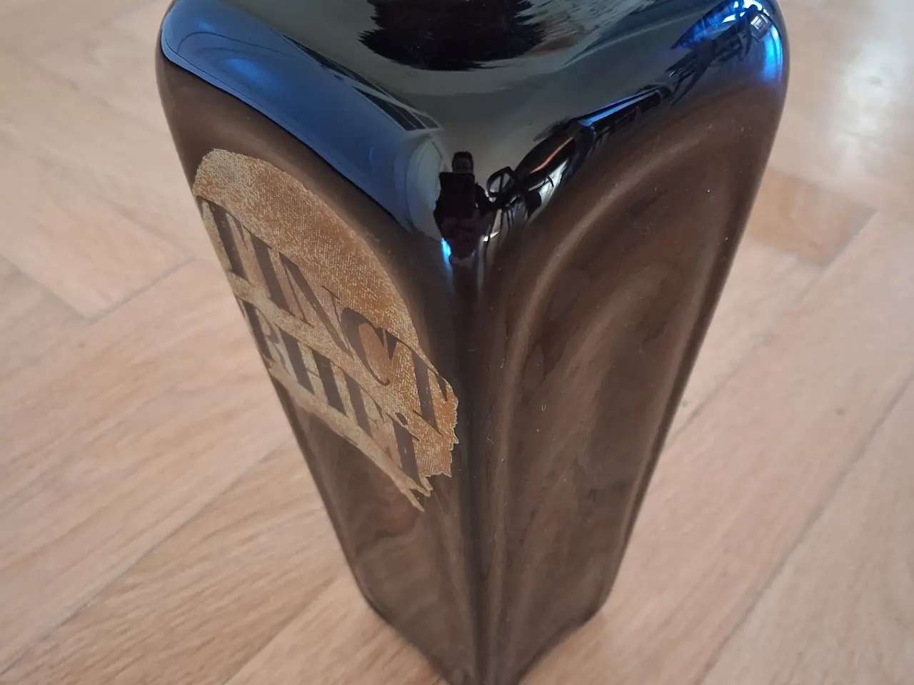 Billede 3 - Holmegaard brun apotekerflaske, 1983,TINCT RHEI