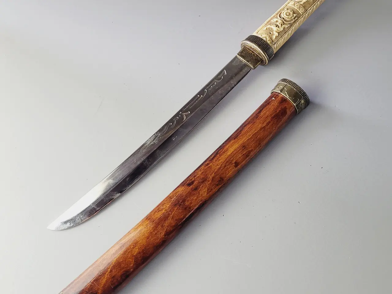 Billede 1 - Japansk Tanto / Samuraidolk (Pyntegjenstand)