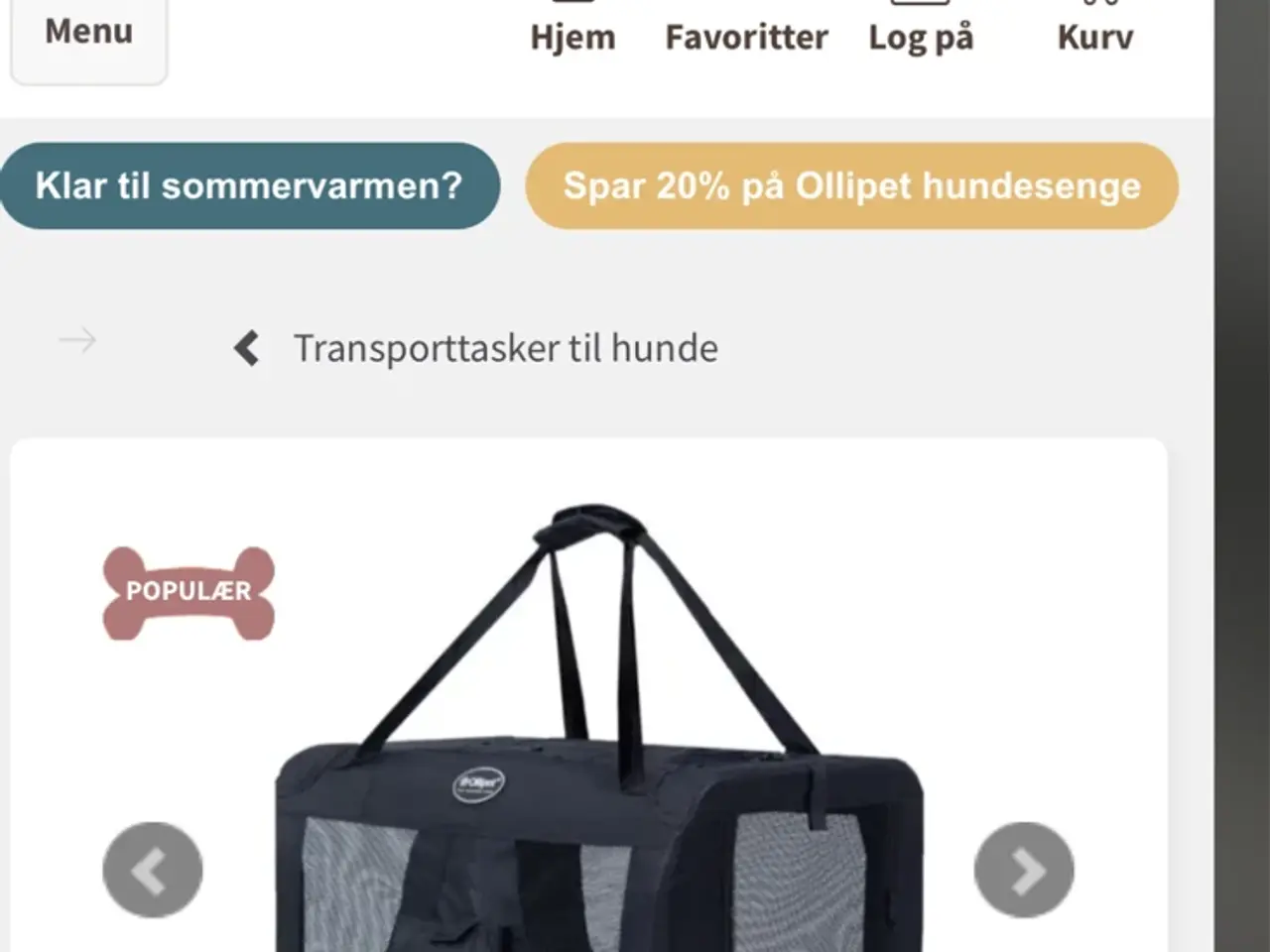 Billede 1 - Søger gratis hunde cykel kurv