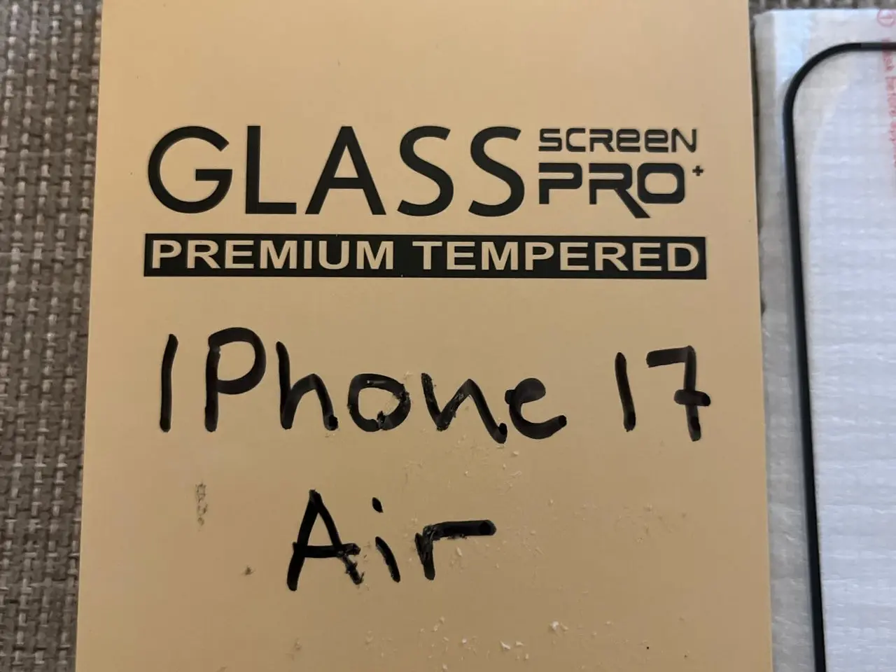 Billede 2 - iPhone 17 Air panserglas skærmbeskyttelse
