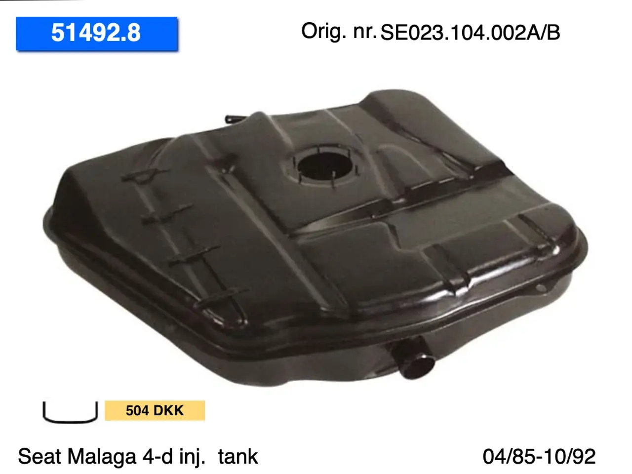 Billede 3 - Seat tanke