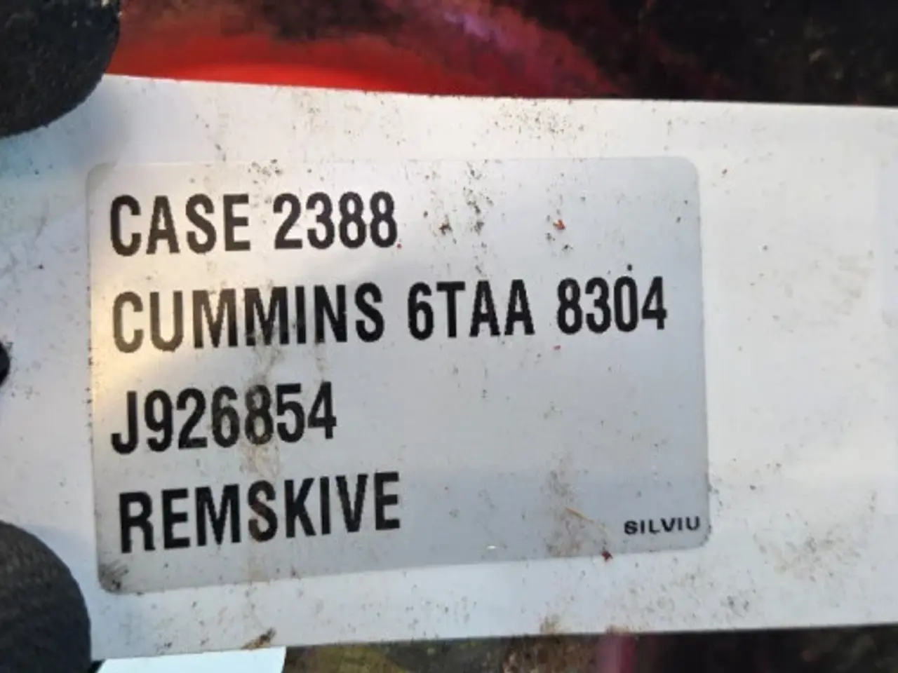 Billede 15 - Cummins 6TAA-8304 Remskive J926854