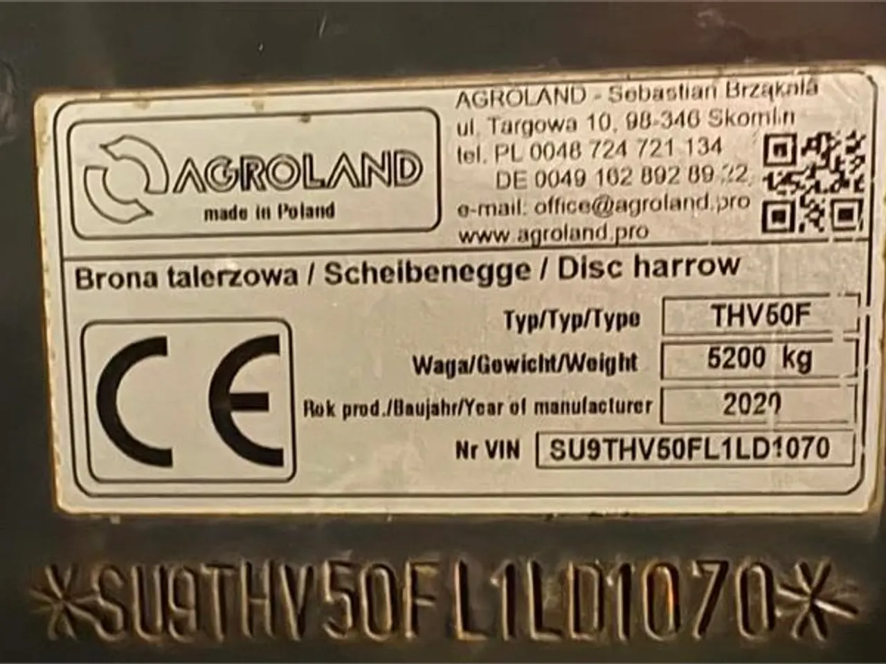 Billede 11 - AgroLand THV50F 5 meter
