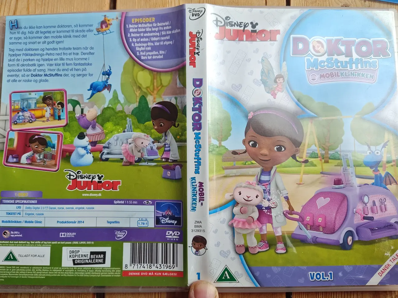 Billede 1 - Doktor McStuffins Mobil Klinikken DVD