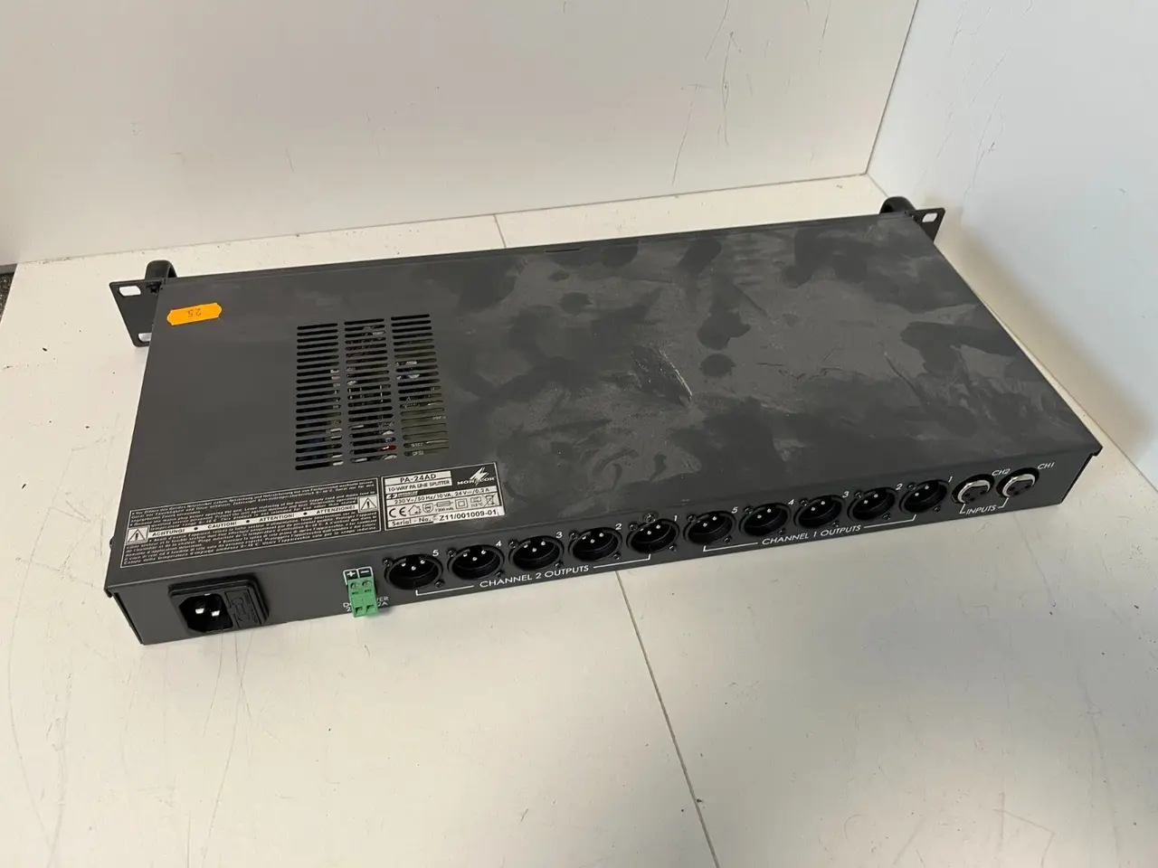 Billede 11 - Monacor PA-24AD 10-Way PA Line Splitter Rackmount