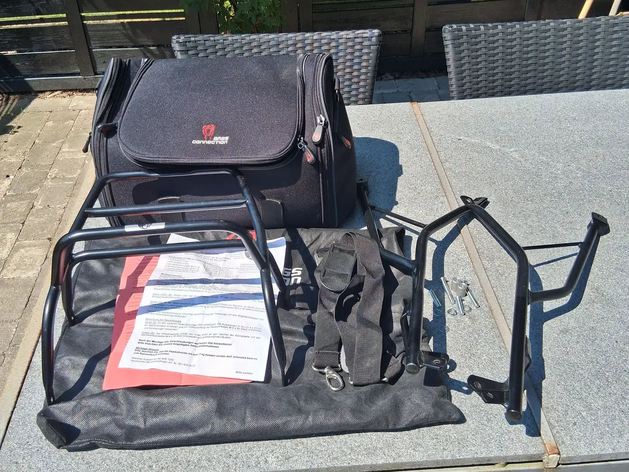 Billede 1 - Bagagebærer med taske