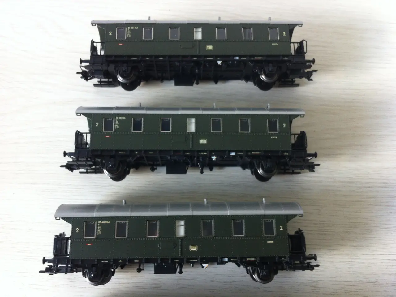 Billede 4 -  5 stk. Märklin DB personvogne (som nye )