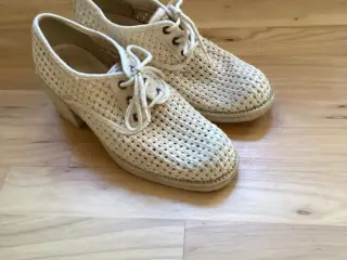 Retro sko i lys beige