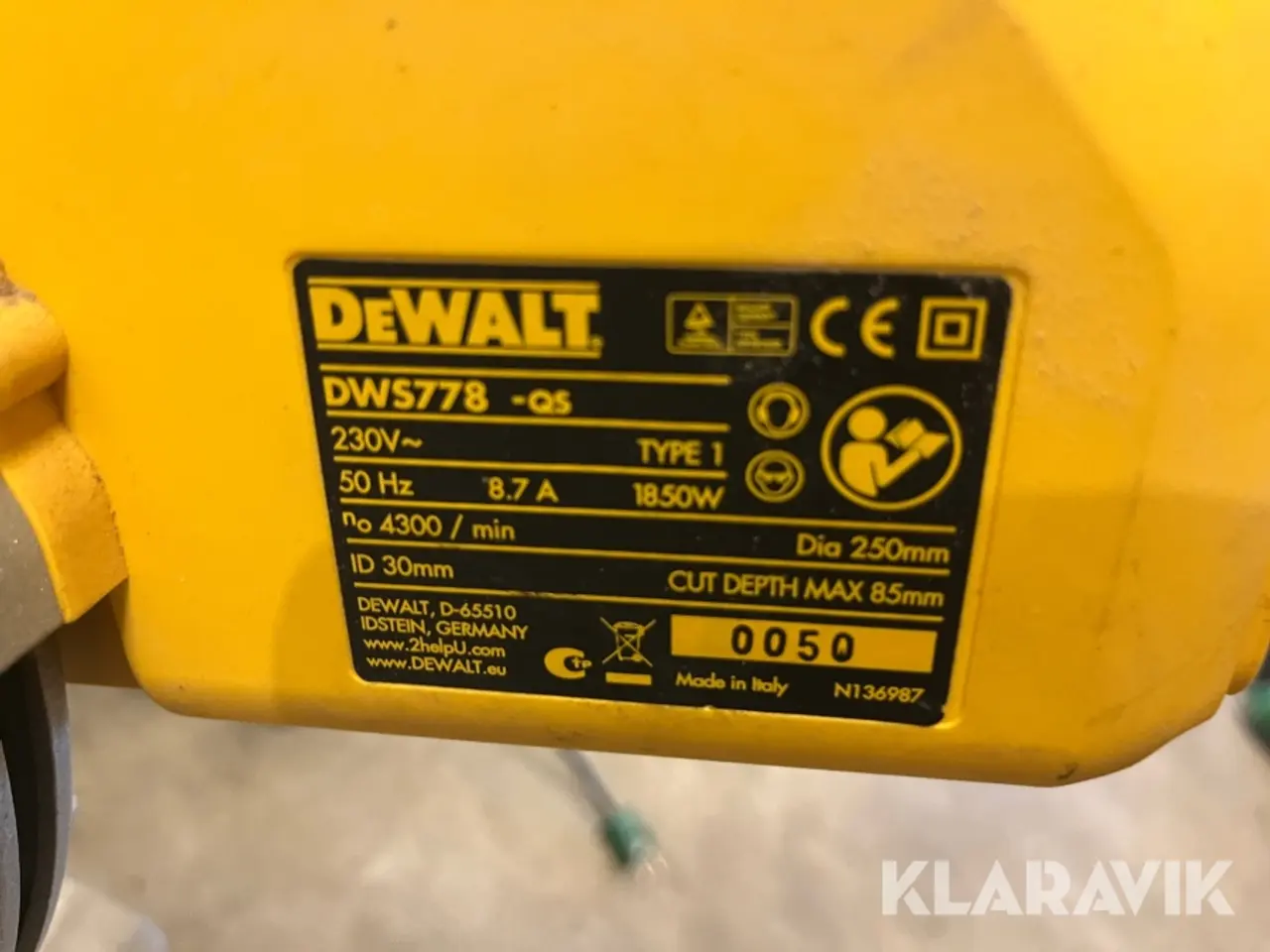 Billede 5 - Kapsav Dewalt DWS778-QS/770-QS 2 styk