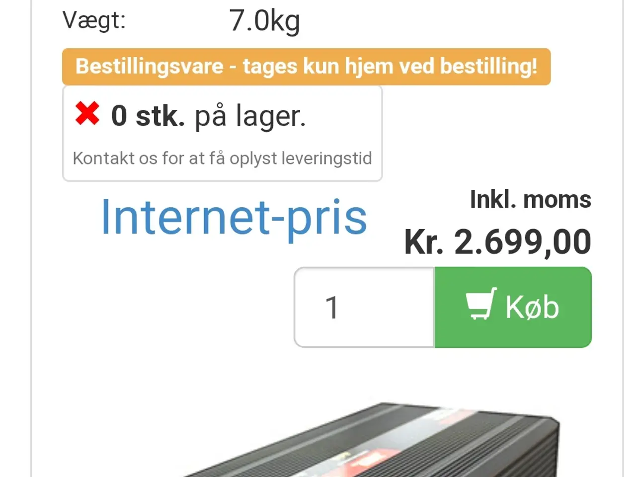 Billede 1 - Inverter