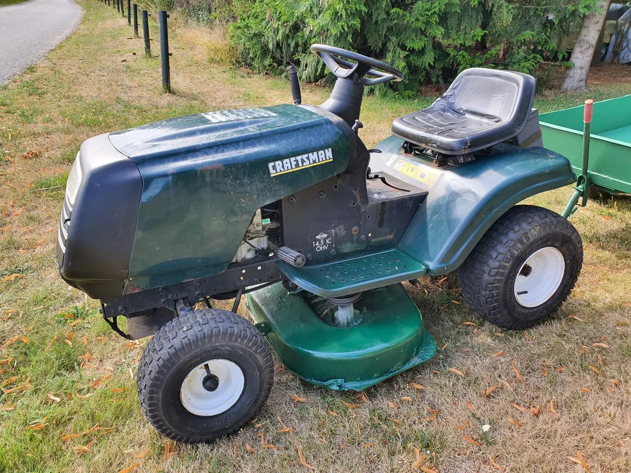 Billede 1 - Craftsman havetraktor med vogn / anhænger
