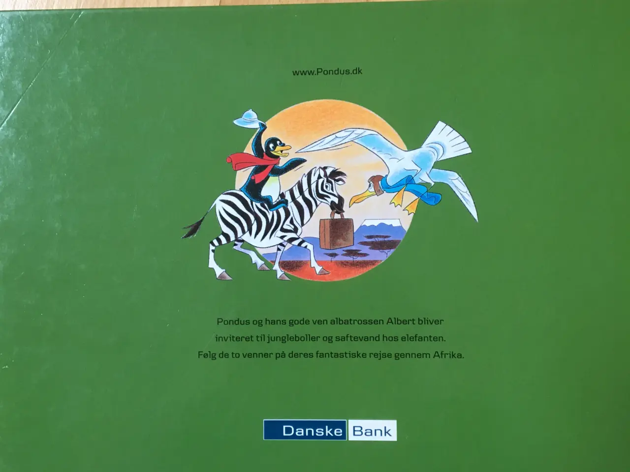 Billede 2 - Børnebog ”Pondus i Afrika”. Velholdt.