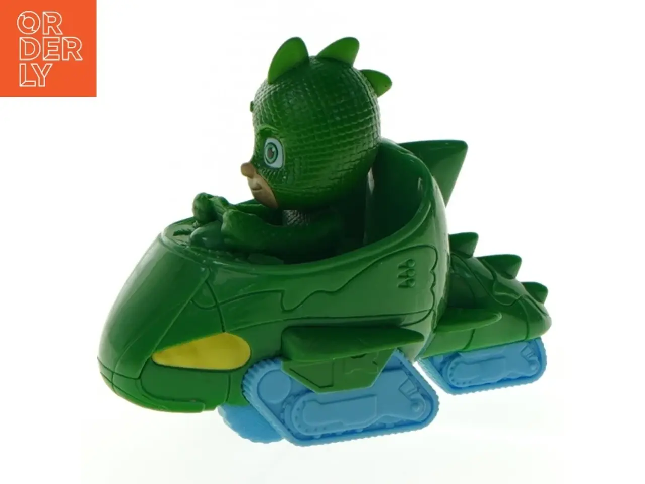 Billede 1 - Legetøjs dinosaur i køretøj, pj mask (str. 10 cm)