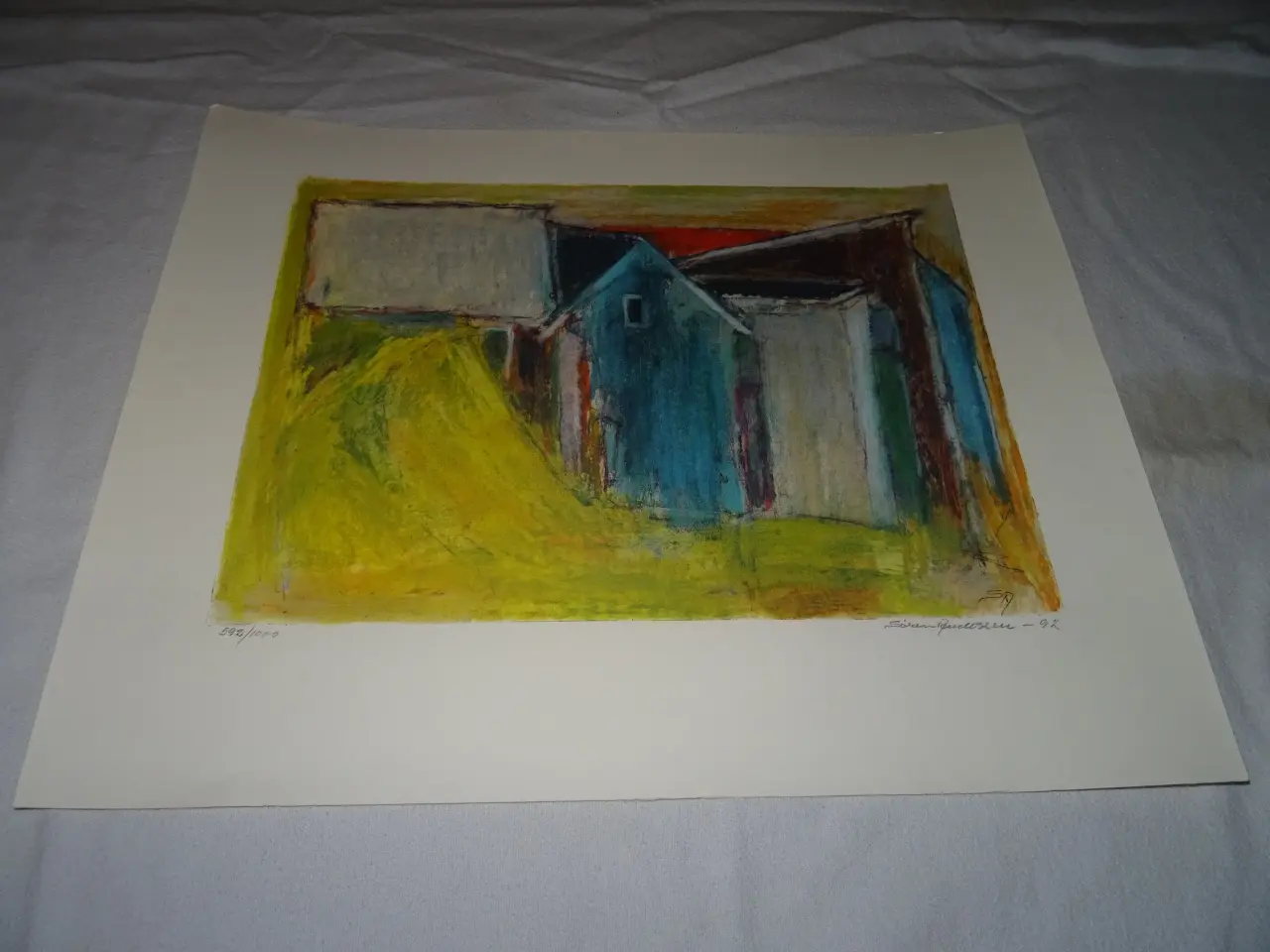 Billede 1 - Søren Andersen litografi 40*50 cm