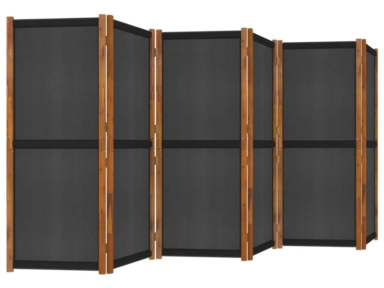 Billede 4 - 6-panels rumdeler 420x180 cm sort