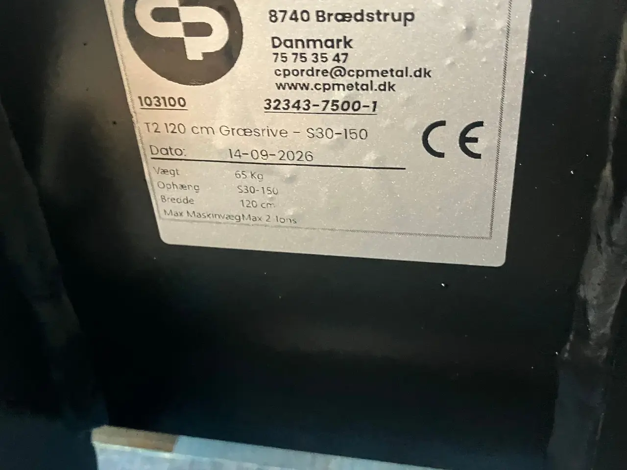 Billede 5 - Takeuchi TB216 CP ny Græsrive 120 cmT2