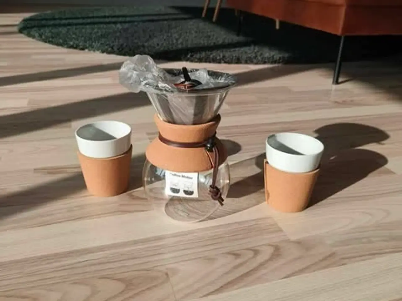 Billede 1 - Bodum POUR OVER Coffee Maker + 2 krus