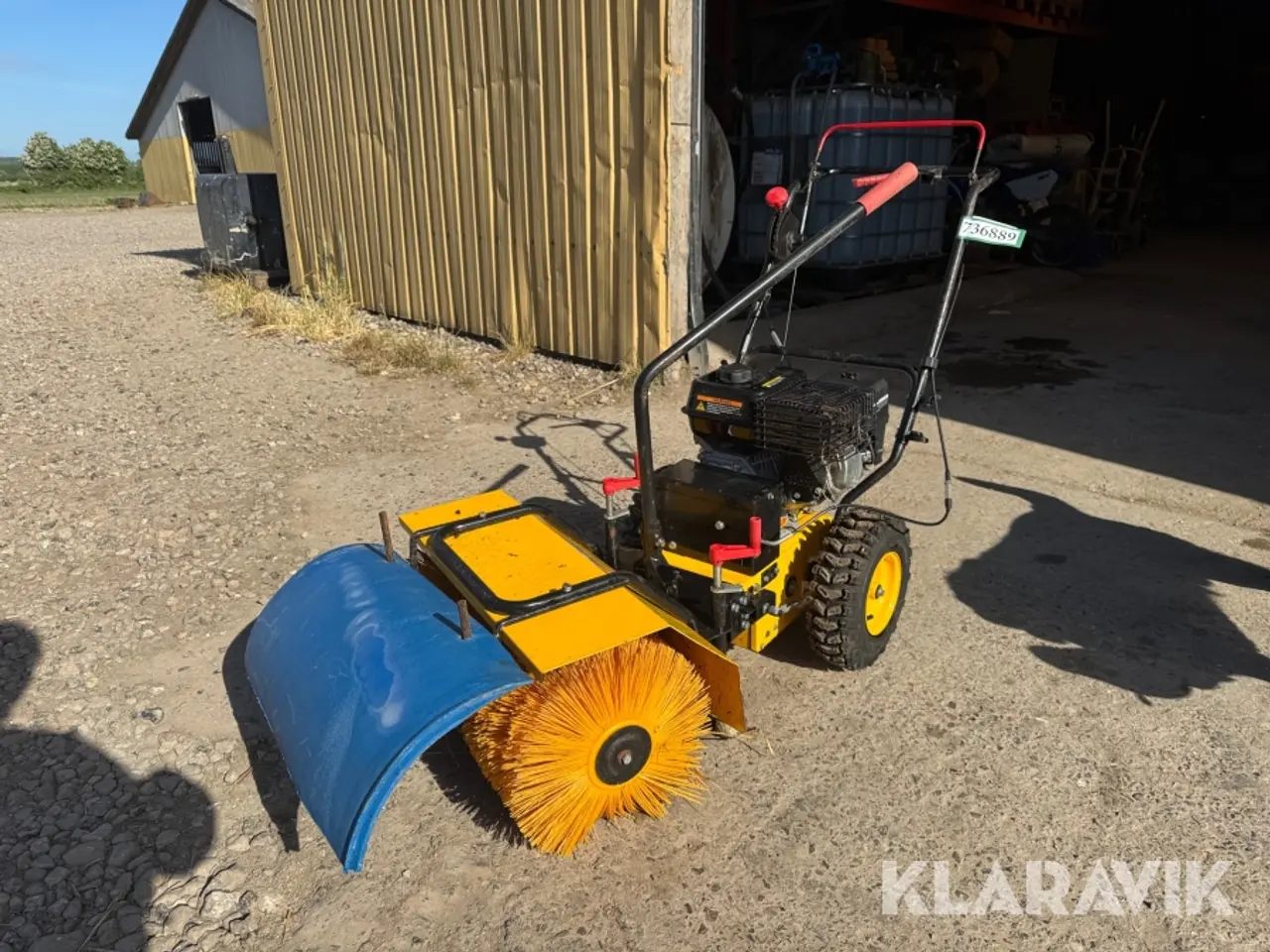 Billede 1 - Fejemaskine GMZ Loncin motor 4 takt.