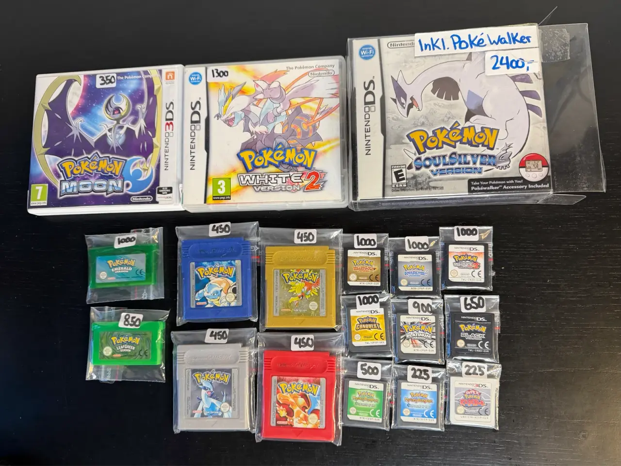 Billede 1 - Retro Håndhold Pokémon Spil Til Seperate Priser