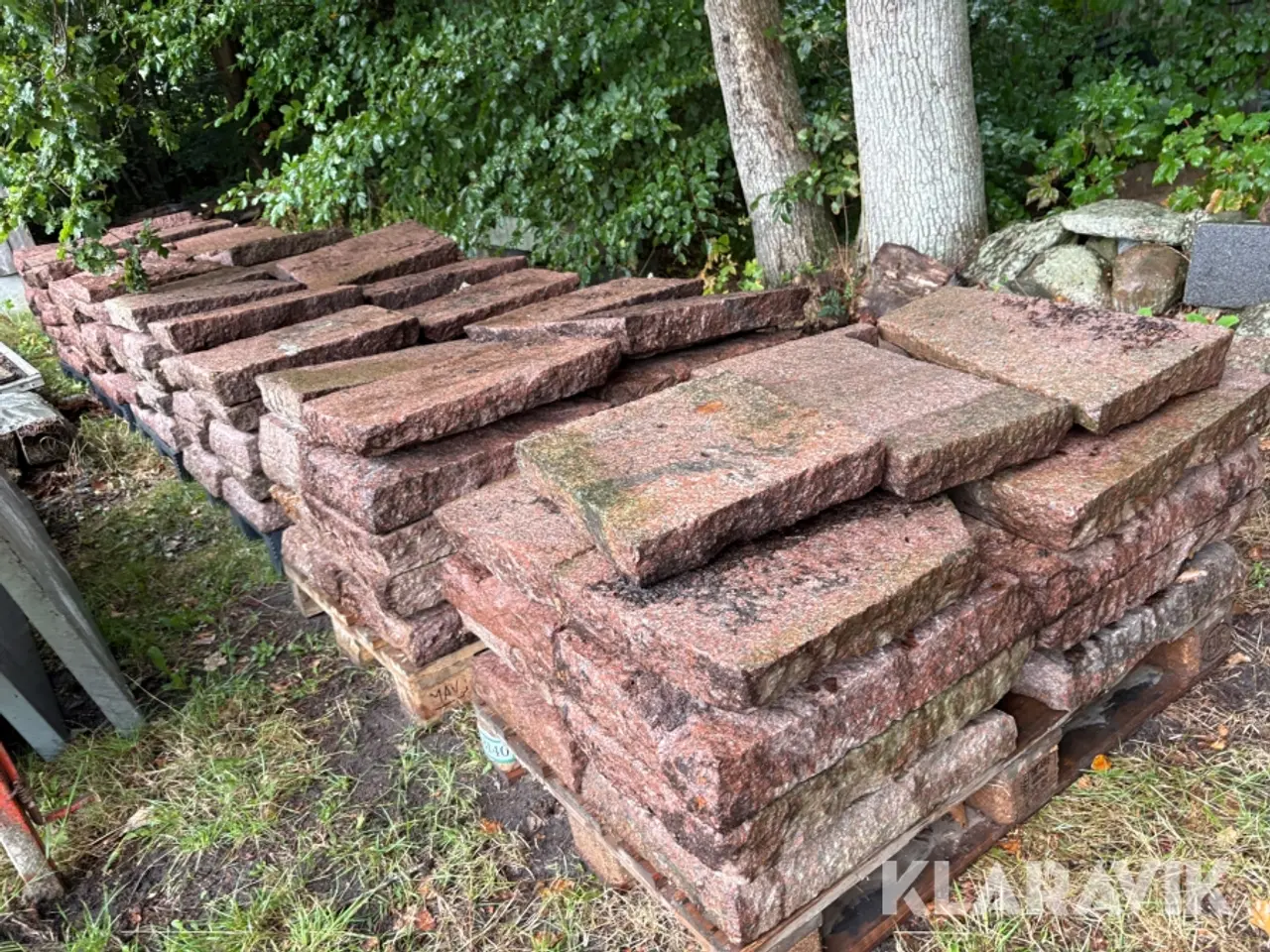 Billede 3 - Granit sten Bornholmsk Granit Rød 140 hele sten