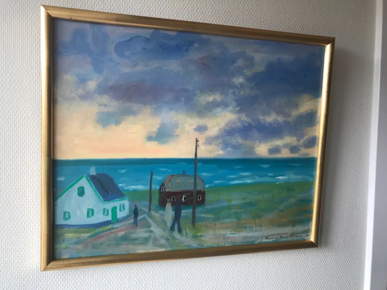 Billede 4 - "September - aften ved Havet" af Knud Kristensen