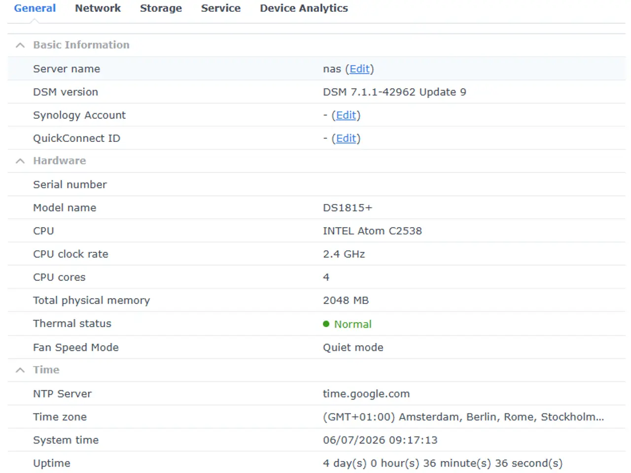 Billede 5 - Synology DiskStation DS1815+ 20 TB