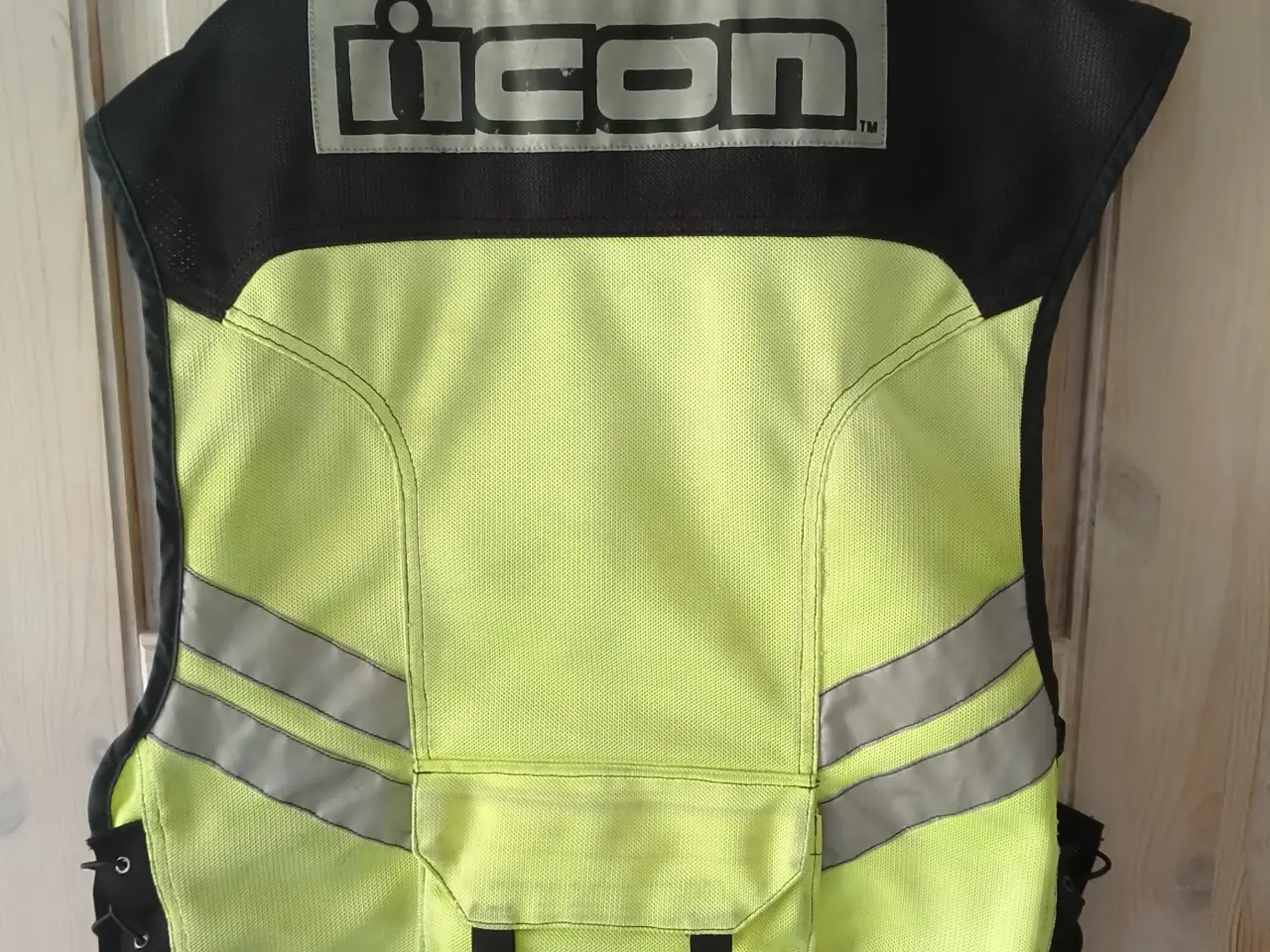 Billede 2 - Robust mc-refleksvest m/k i cordura one-size