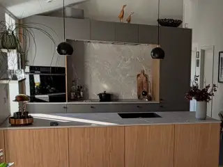 Lækker laminat plade med underlimet vask