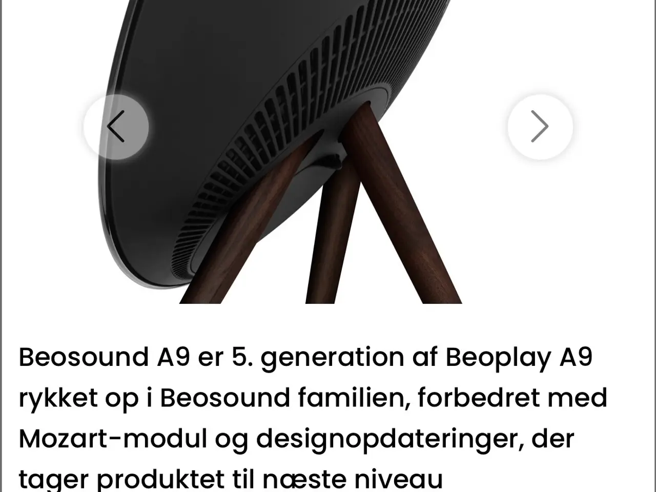 Billede 4 - Bang & Olufsen Beosound A9 højttaler Slutter 27 de