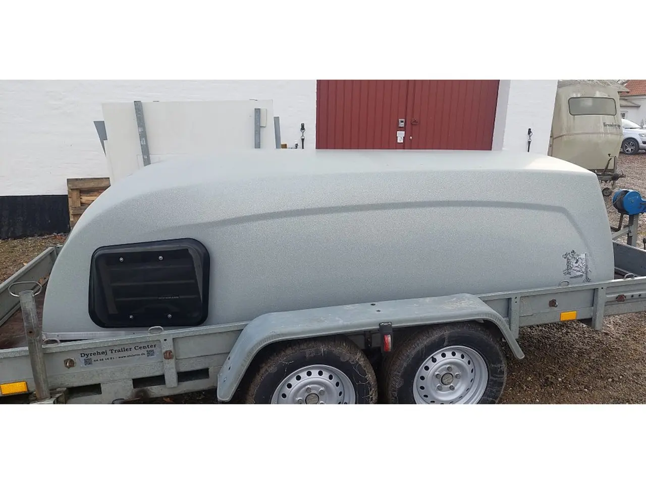 Billede 1 - Glasfibertag Böckmann Duo Hestetrailer