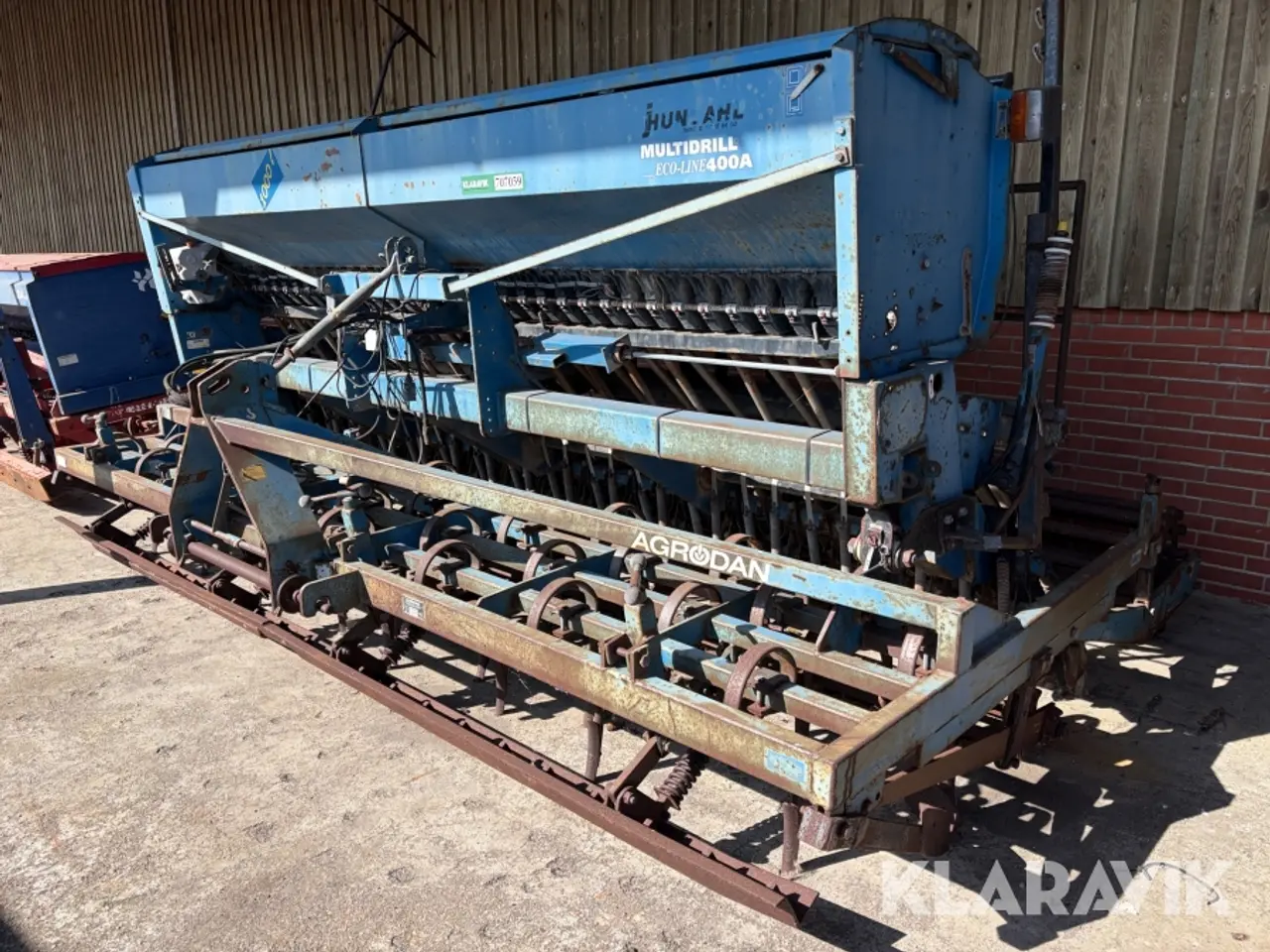 Billede 1 - Kombiharve med planke og såmaskine Agrodan Multidrill 400a