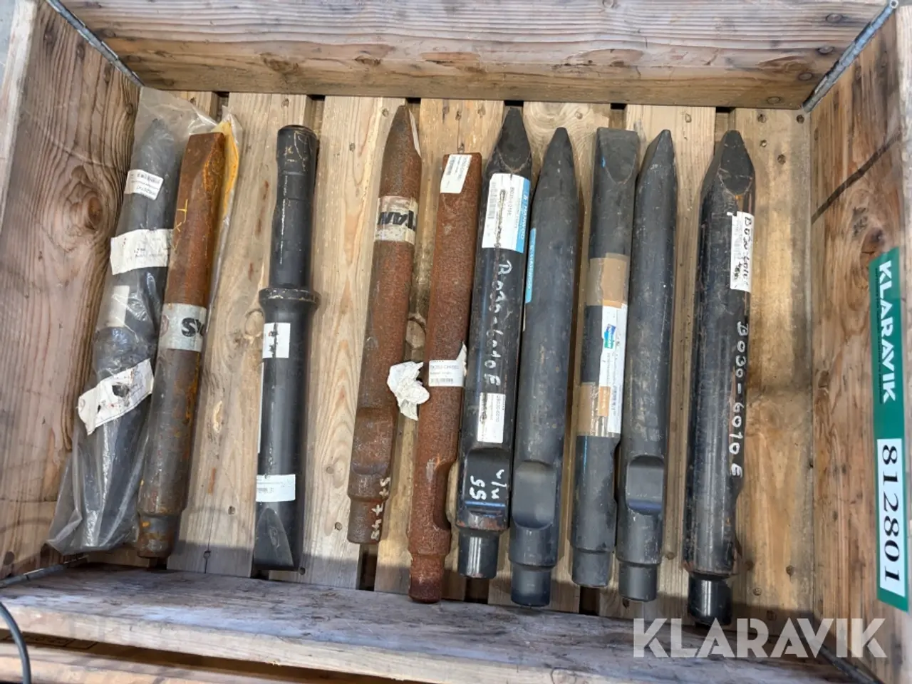 Billede 1 - Mejsler/Små hamrer - 10 styk