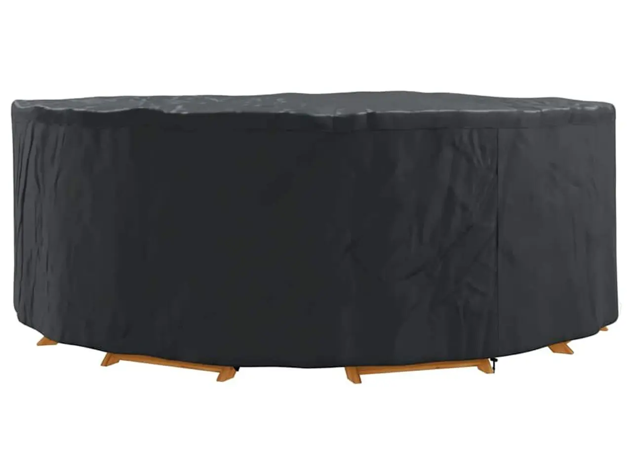 Billede 3 - Overtræk til havemøbler Sort 244 x 244 x 85 cm 210D oxford stof