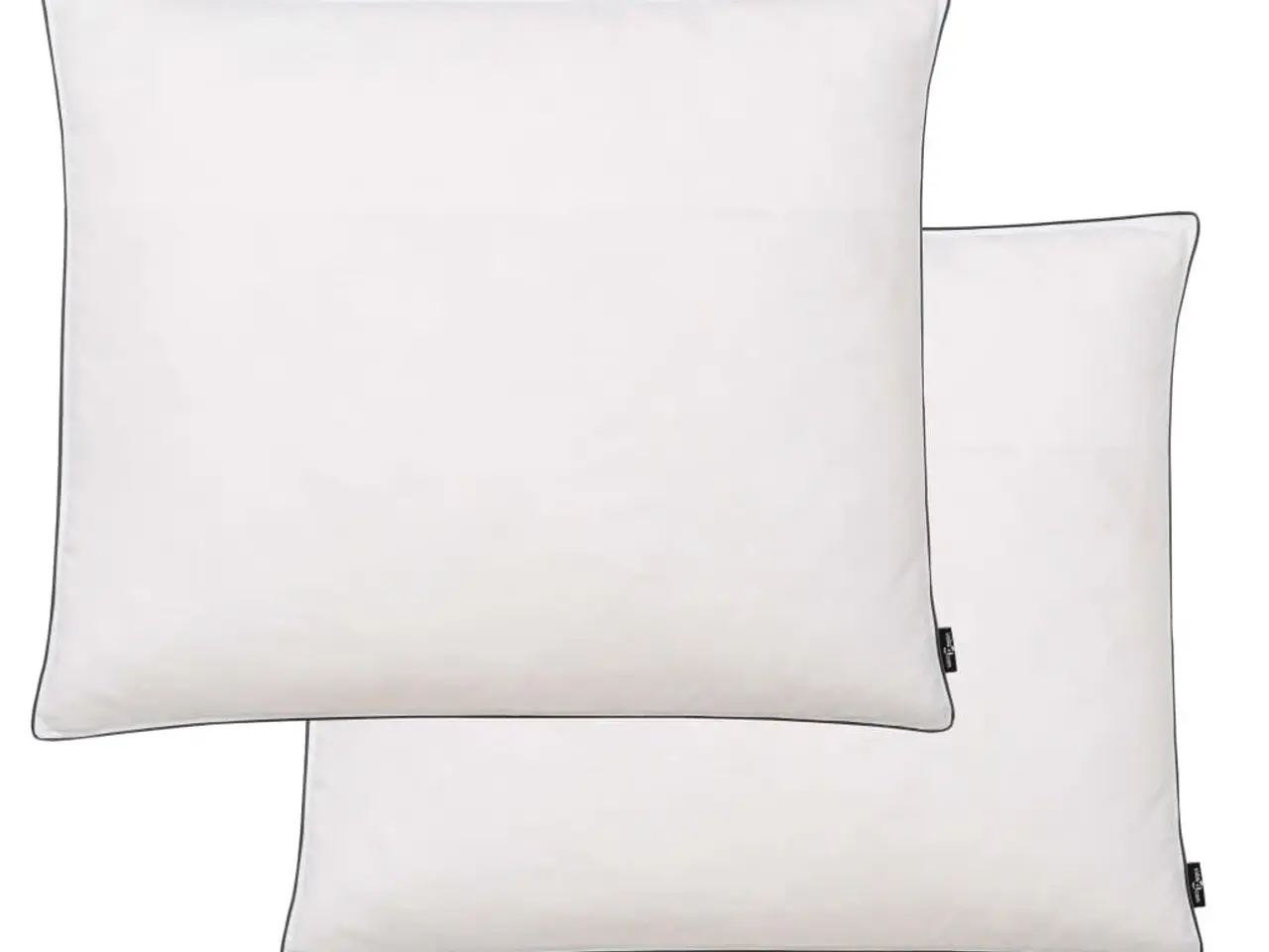 Billede 1 - Puder 2 stk. dun-/fjerfyld let 70x60 cm hvid