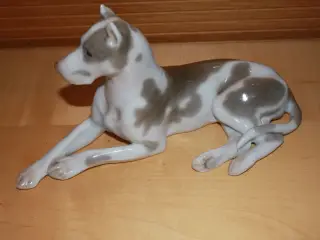 Grand Danois, figur af porcelæn