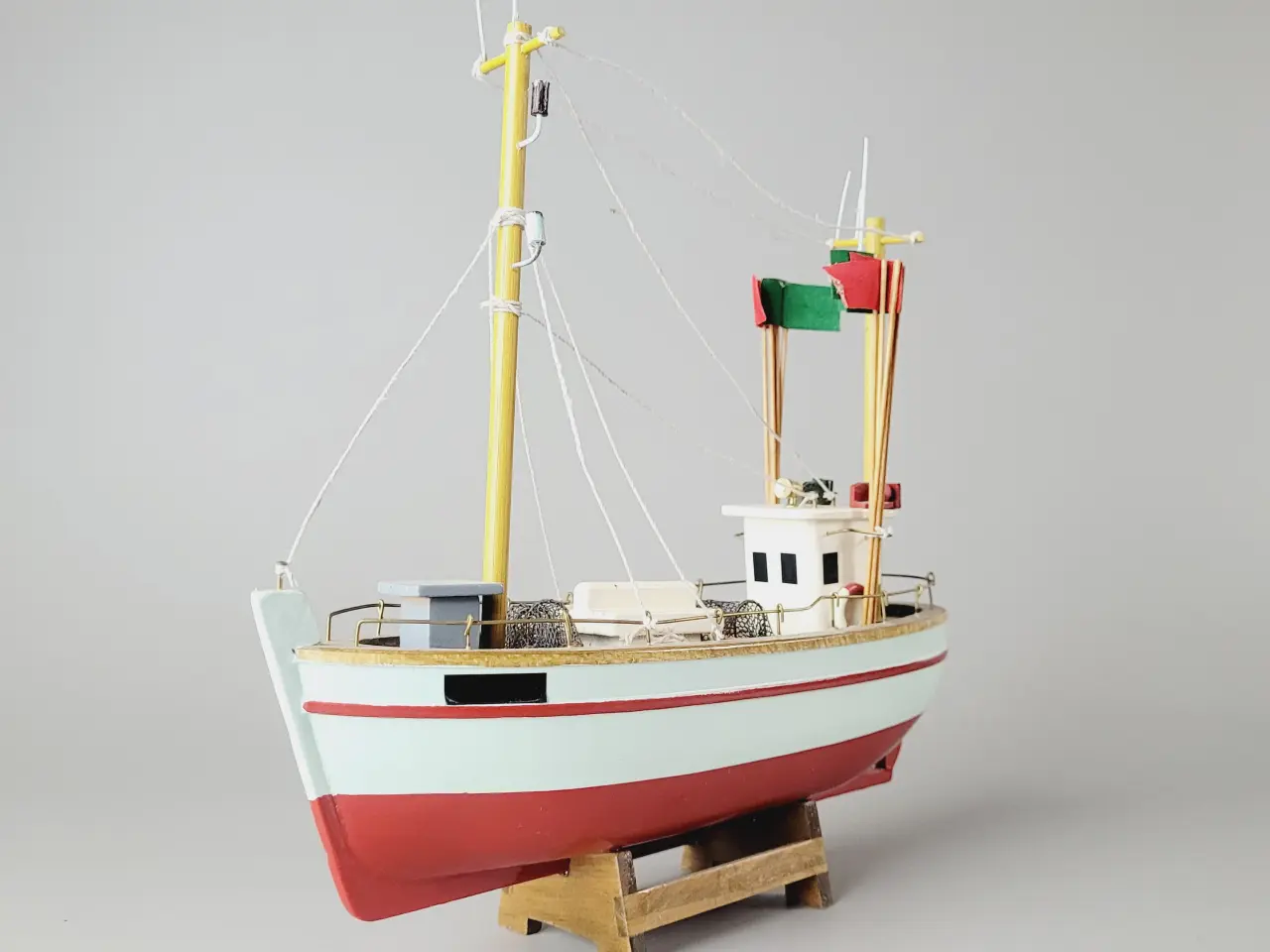 Billede 5 - ⭐️- Fin og detaljeret model af fiskekutter