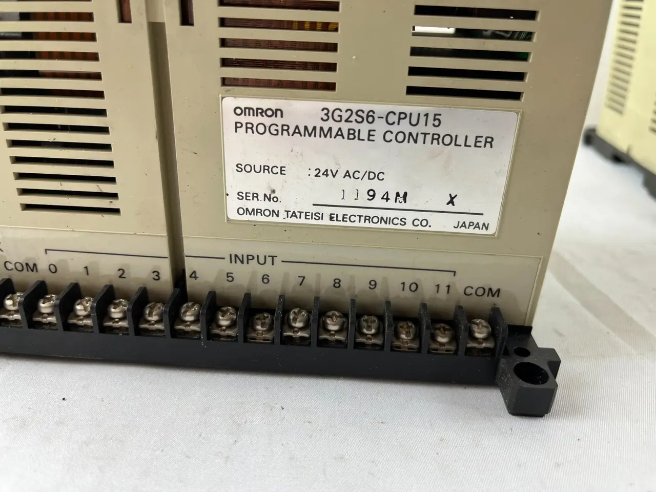 Billede 4 - Omron SYSMAC S6 3G2S6-CPU15 PLC Controller 24V 8