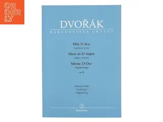 Mass in D major (Organ Version), op. 86 af Antonín Dvořák (Bog)