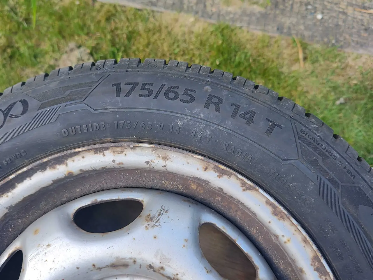 Billede 4 - Sommerdæk på stålfælge