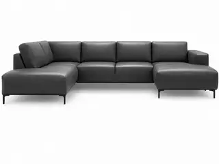 Hjort Knudsen Copenhagen Læder U-sofa - Højrevendt