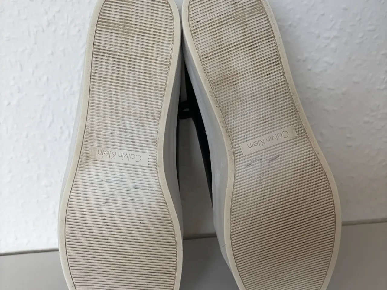Billede 11 - Calvin Klein Flatform læder sneakers – Sort/Hvid –