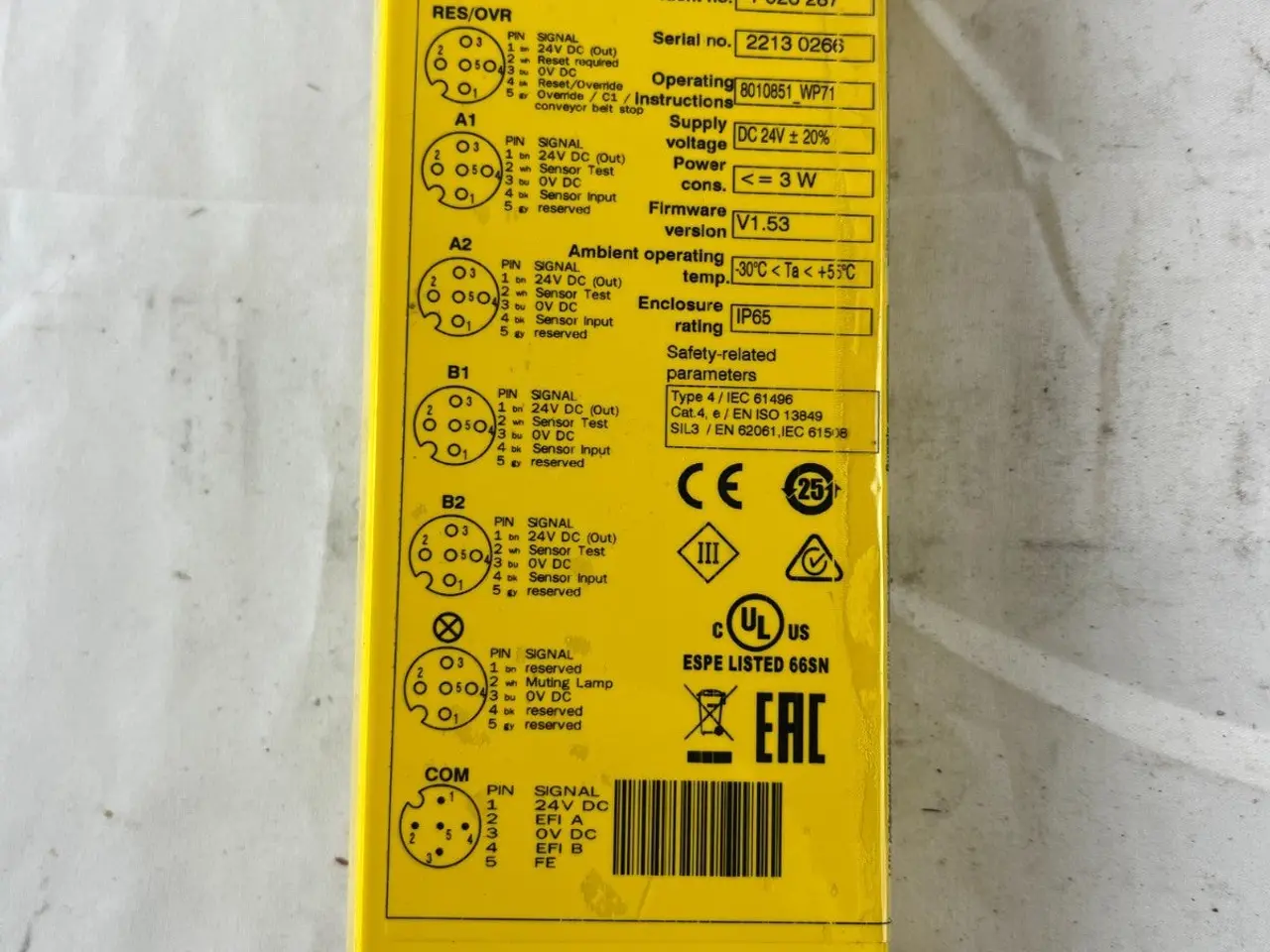 Billede 3 - SICK UE403-A0930 Muting Safety modul Controller 4