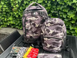 Skoletaske samt turtaske fra Jeva