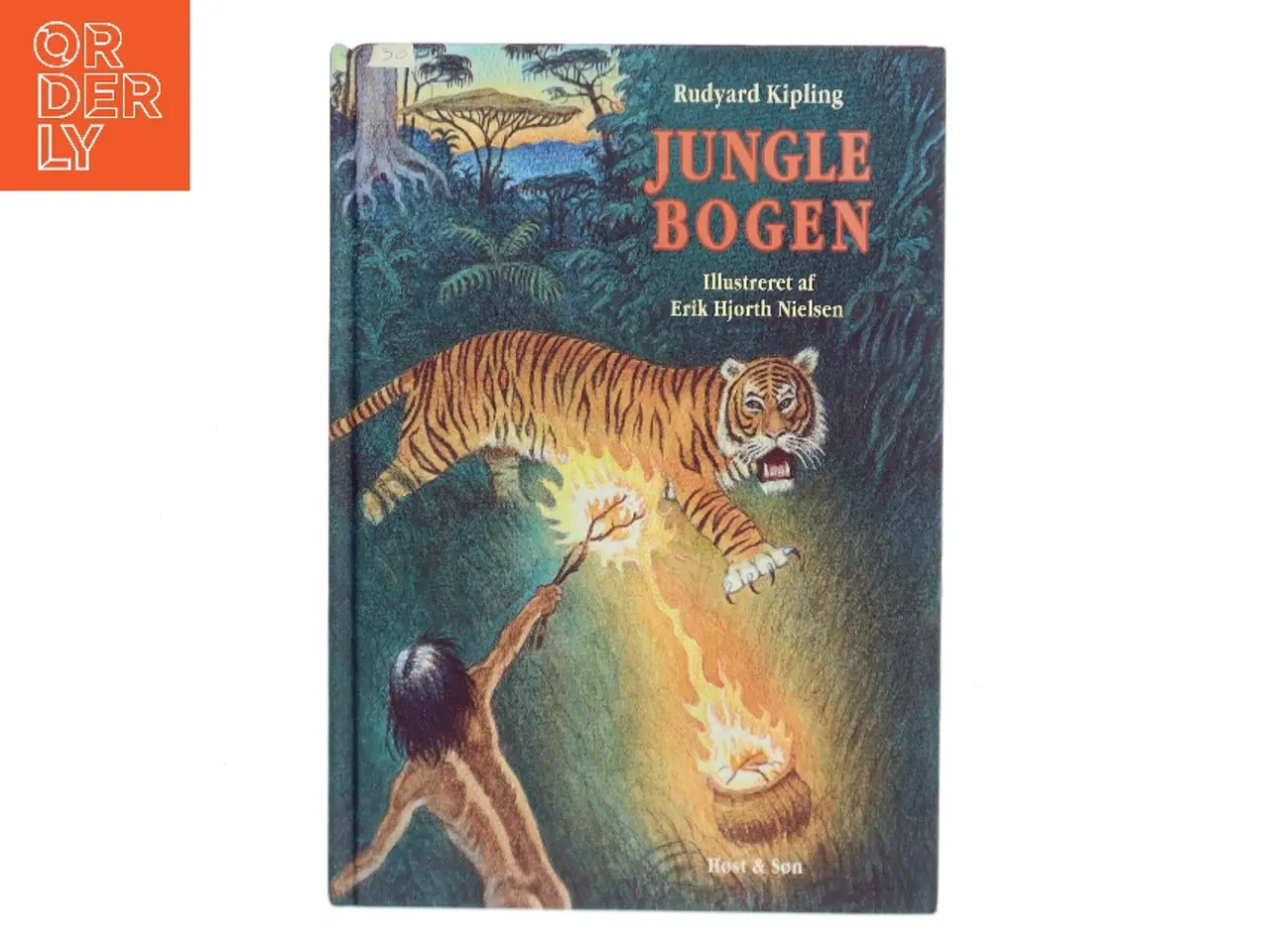 Billede 1 - Junglebogen : Mowglis historier (Ved Poul Einer Hansen) af Rudyard Kipling (Bog)