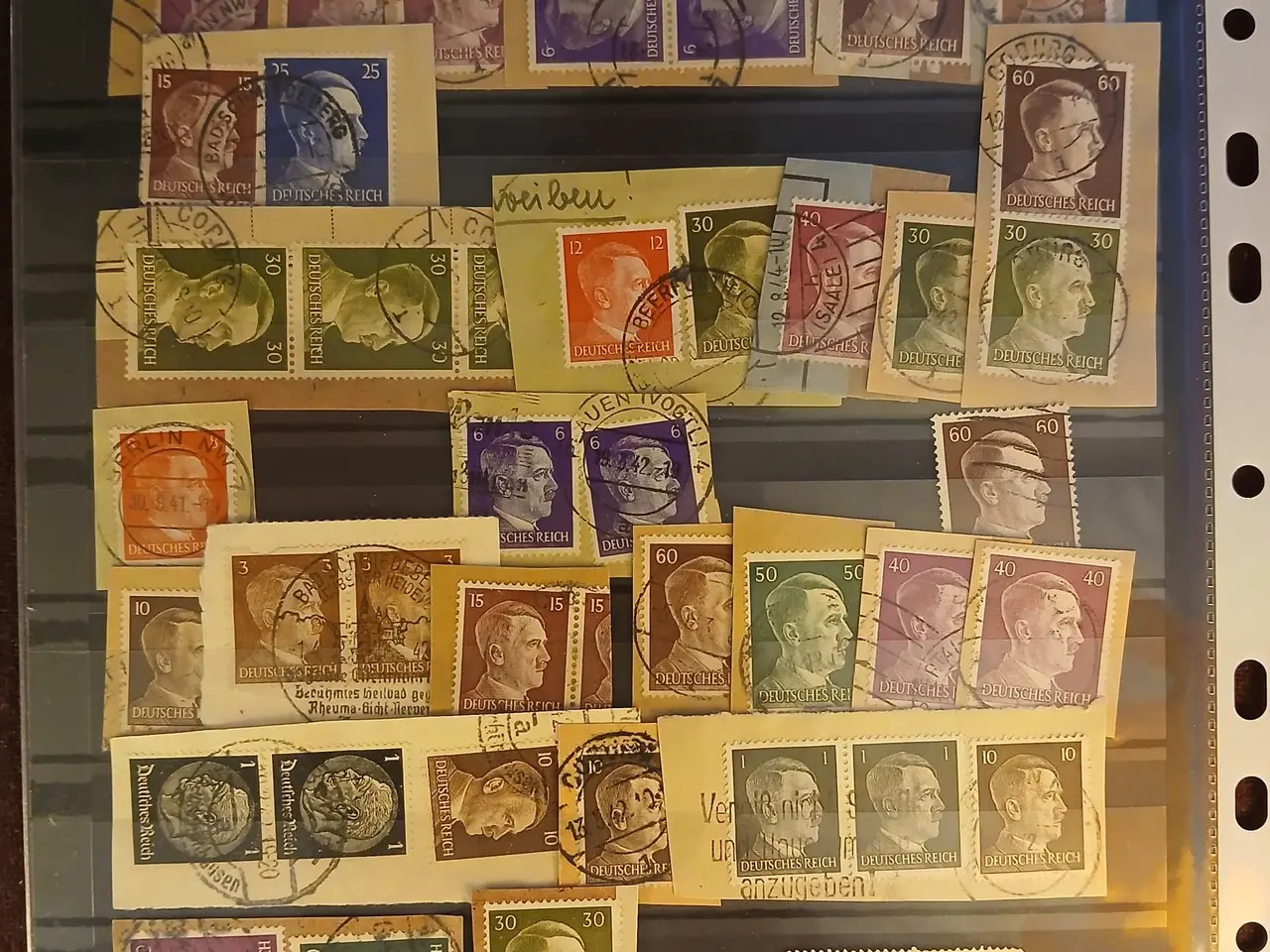 Billede 2 - Deutsches Reich (435) 6 plancher med 8 sider