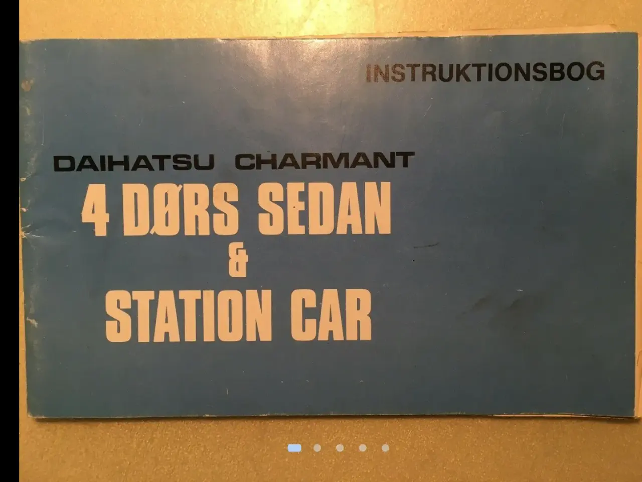 Billede 1 - Daihatsu Charmant instruktions bog, velholdt