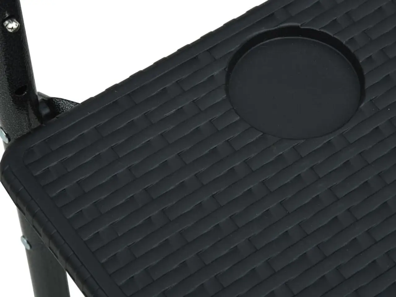Billede 8 - Hængende altanbord 60 x 64 x 83,5 cm plastik rattanlook sort