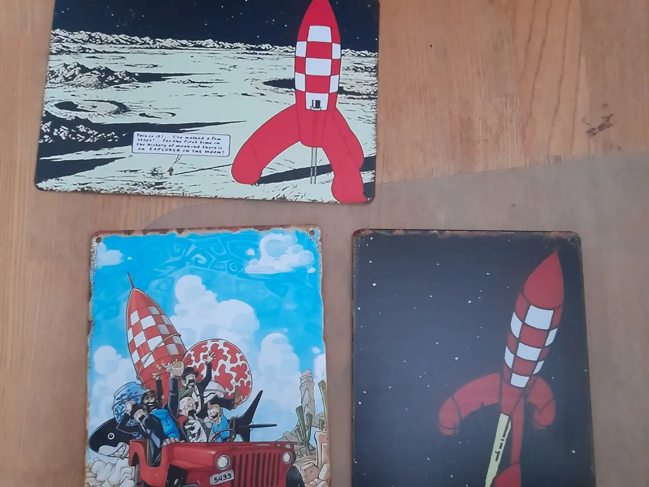 Billede 4 - TINTIN METAL SKILT 20 X 30 CM